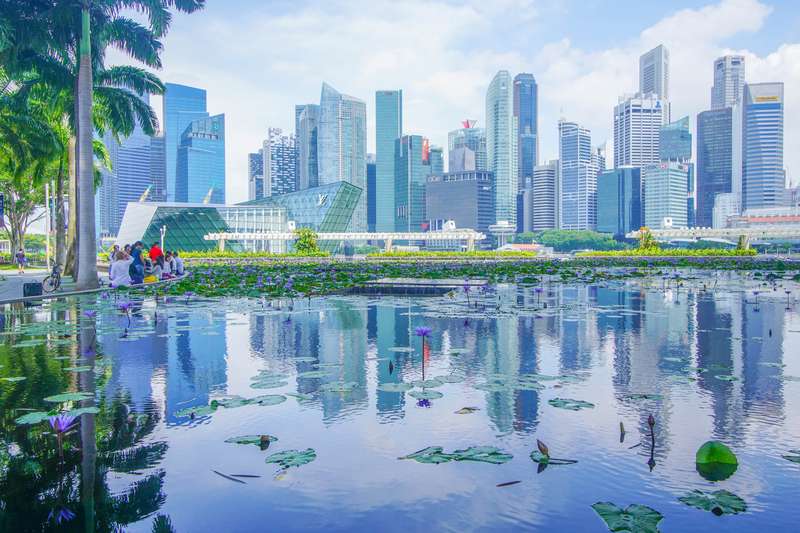 Singapore Skyline From Holland Village