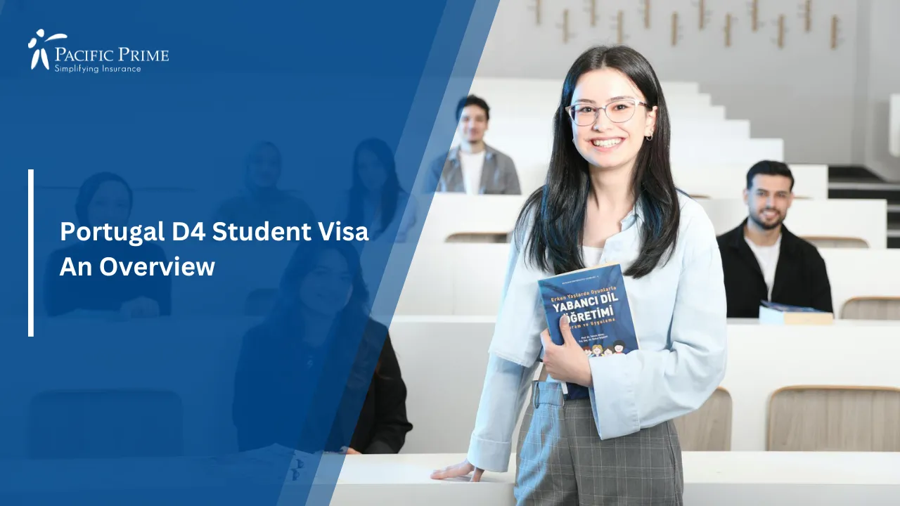 Image of Students In A Lecture Hall Reading Books During Class Session with text overlay of "Portugal D4 Student Visa: An Overview"