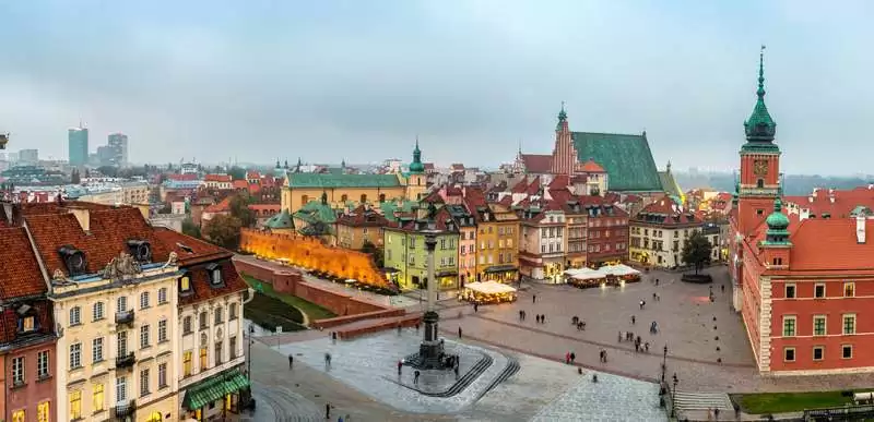 Summer Day In Warsaw, Poland