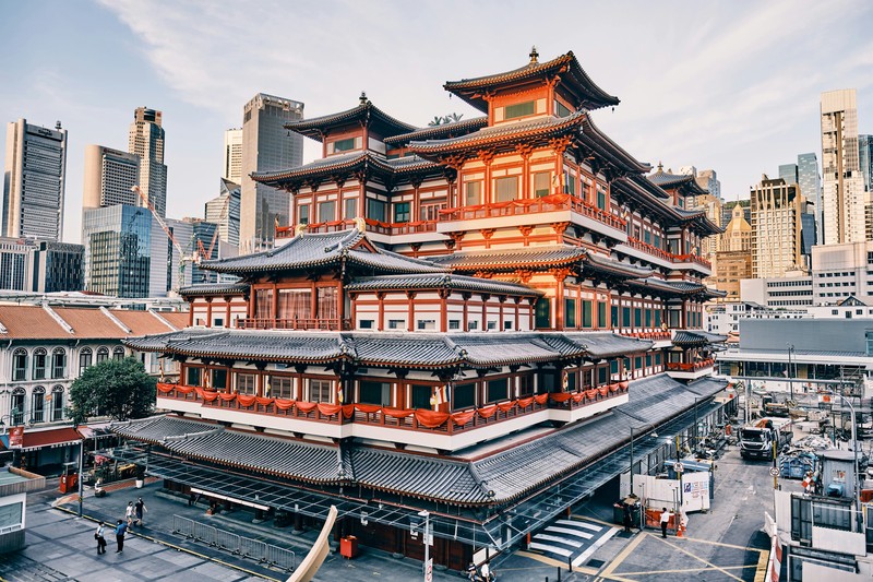 Tall Building, Many Windows, Little Japan, Singapore
