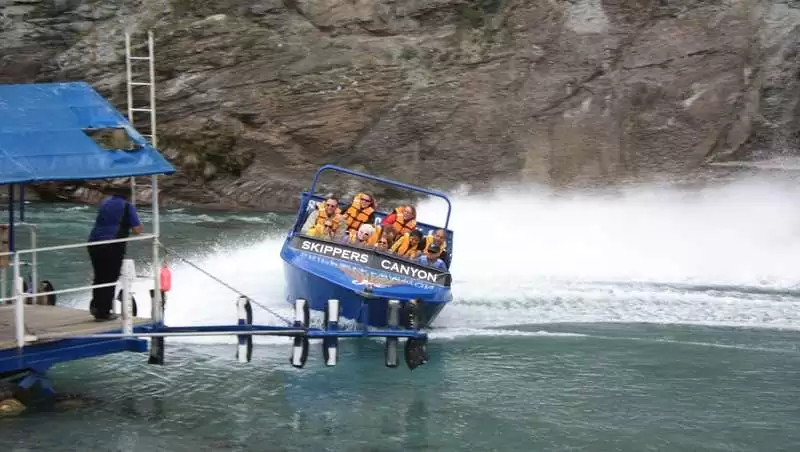 Thrilling Boating At Skippers Canyon, Queenstown, NZ