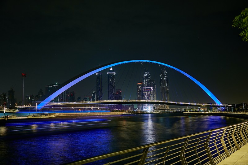 Tolerance Bridge over Dubai Canal, UAE