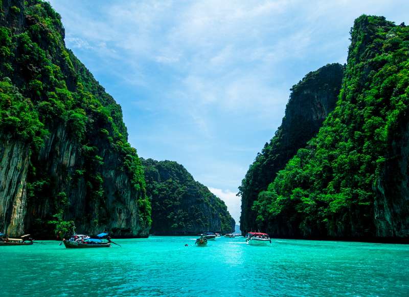 Tranquil Pileh Cove Near Phuket, Thailand