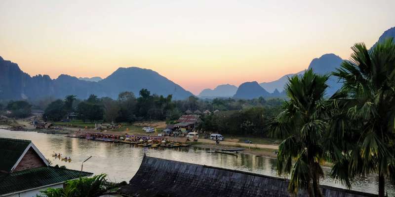 Vang Vieng's District Office In Laos