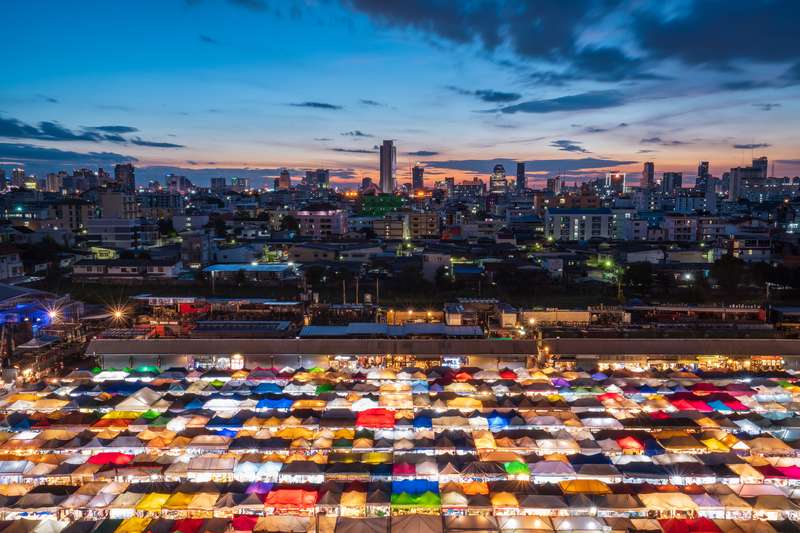 Vibrant Night Market In Bangkok - Ratchada's Lively Scene