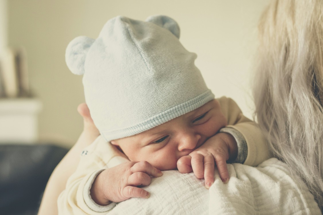 Woman With Newborn Baby