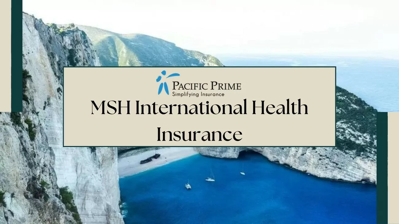 Image of Zakynthos Navagio Beach In Greece with text overlay of "MSH International Health Insurance"